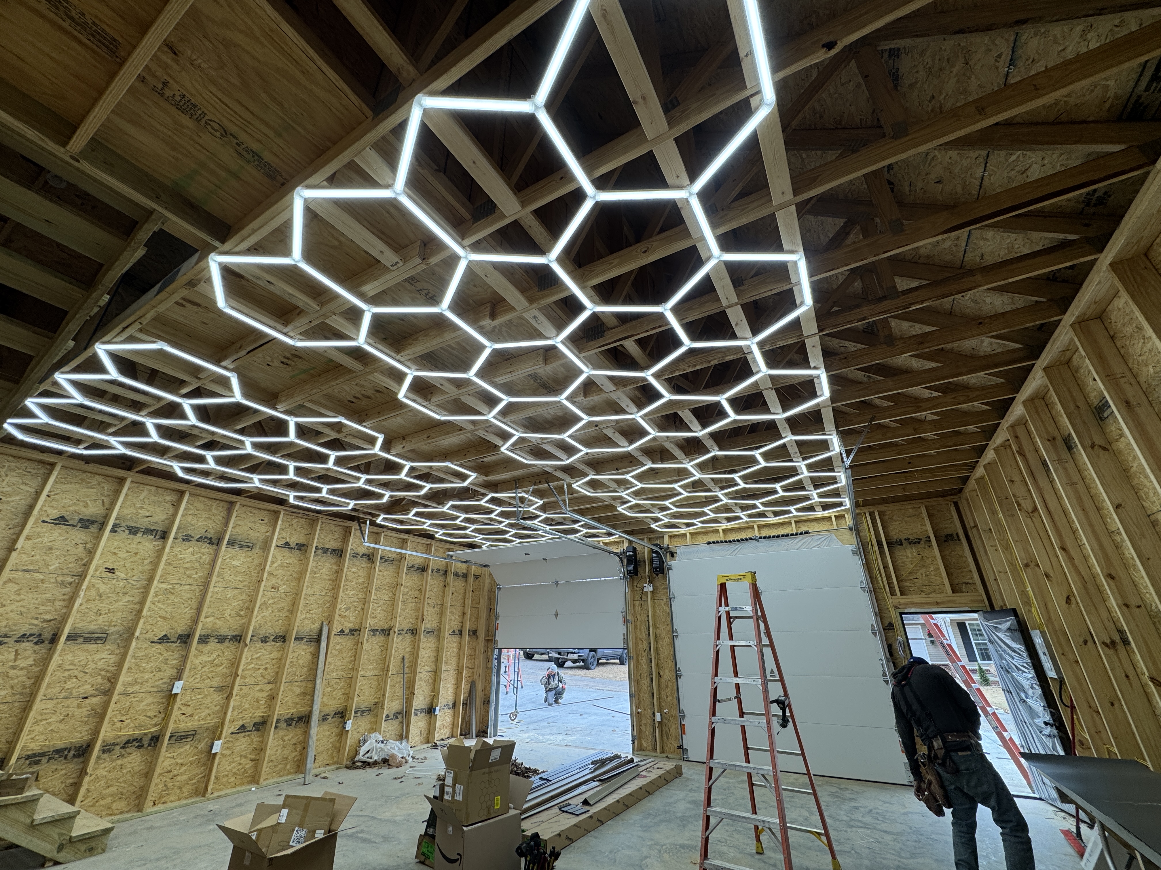 Custom Hexagon LED Lighting